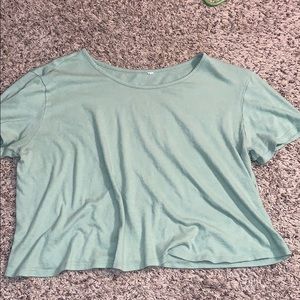 Short sleeve crop top